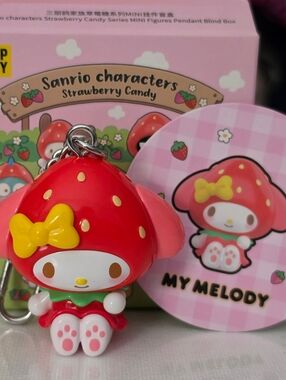 Sanrio Characters Strawberry Candy Series Mini Figures Pendant "My Melody"